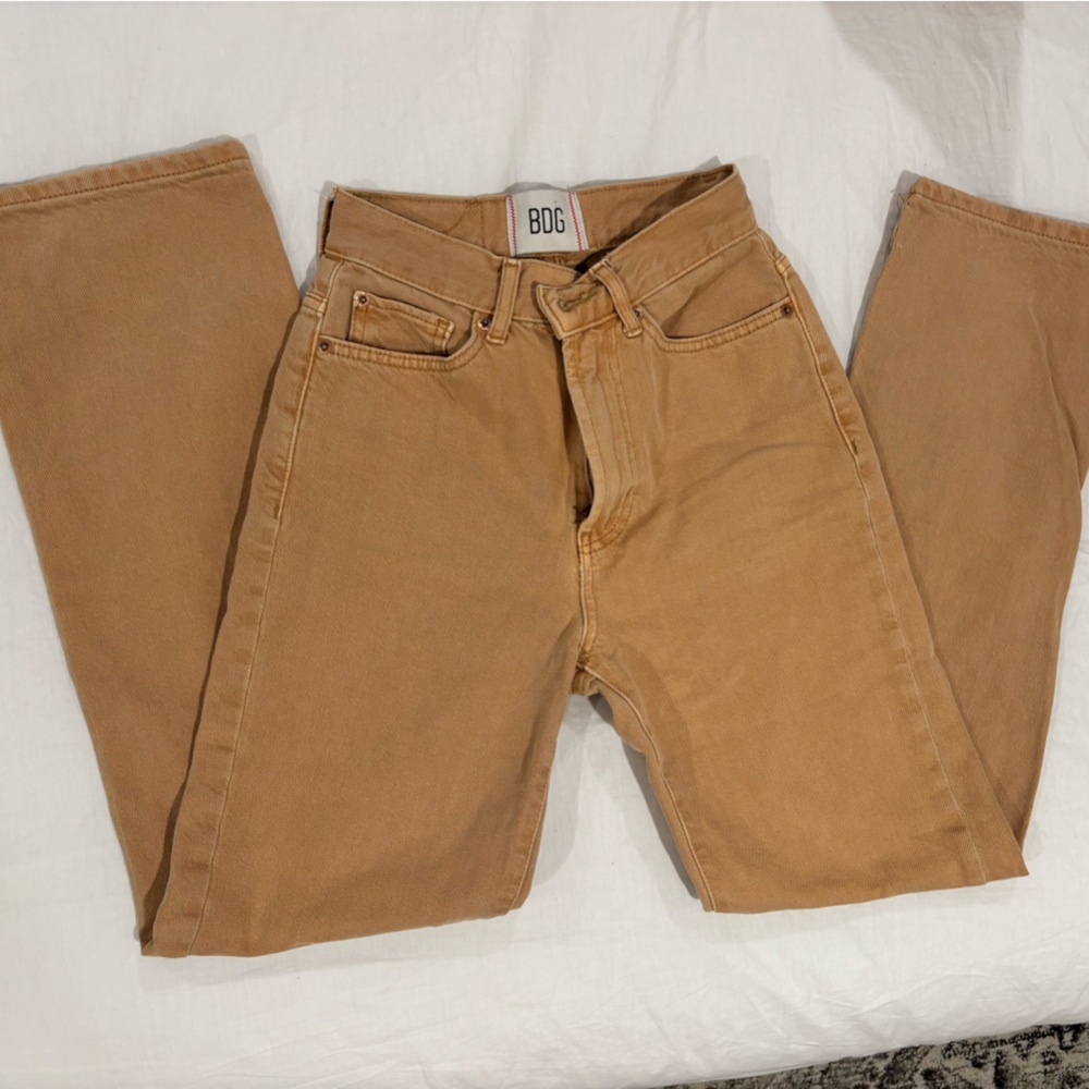 BDG Tan Cowboy denim jeans.